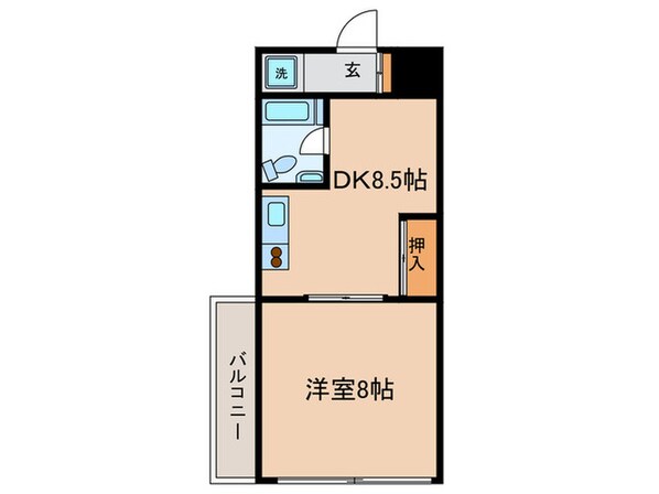 メゾン・フラワーの物件間取画像